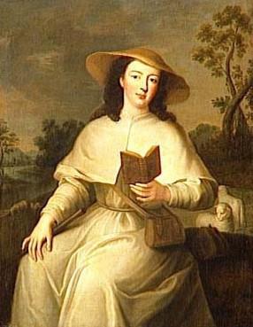 Jean-Baptiste Santerre Portrait de Louise Adeaide d'Orleans oil painting picture